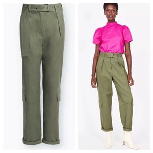 Tanya‎ Taylor refined cargo pants women’s size 2 (missing belt)